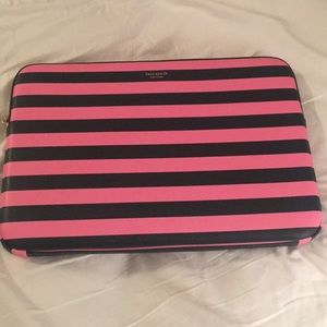 Kate Spade ‘sylvia’ stripe universal laptop sleeve